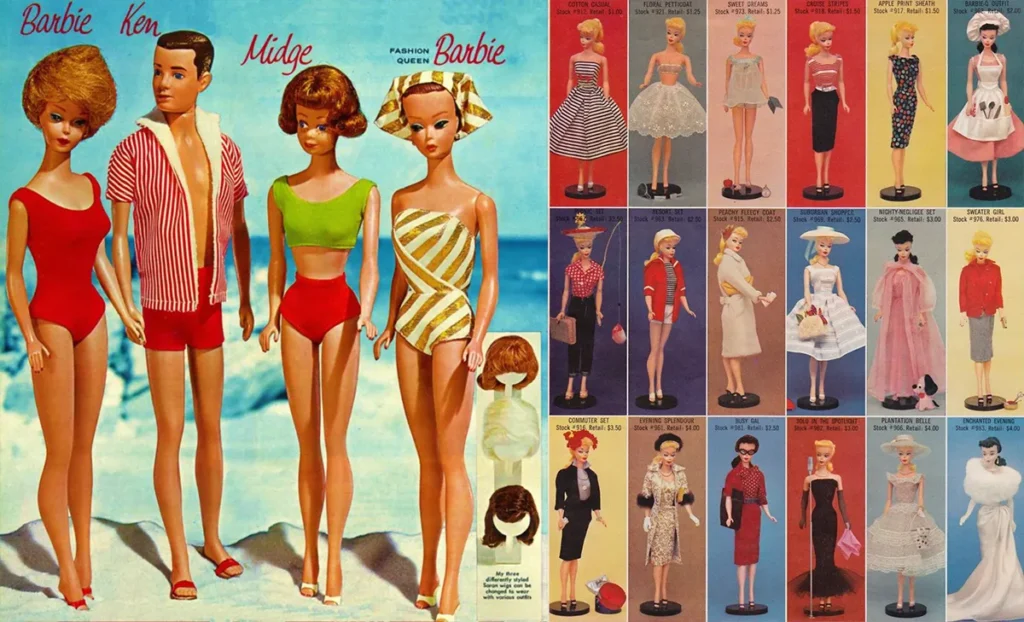 Barbie advertising 1960s