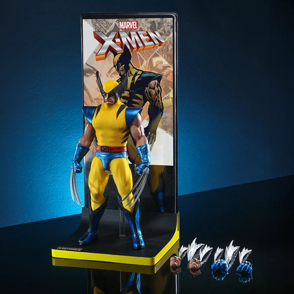 Hono Studio Wolverine display - Yellow and Blue Suit version