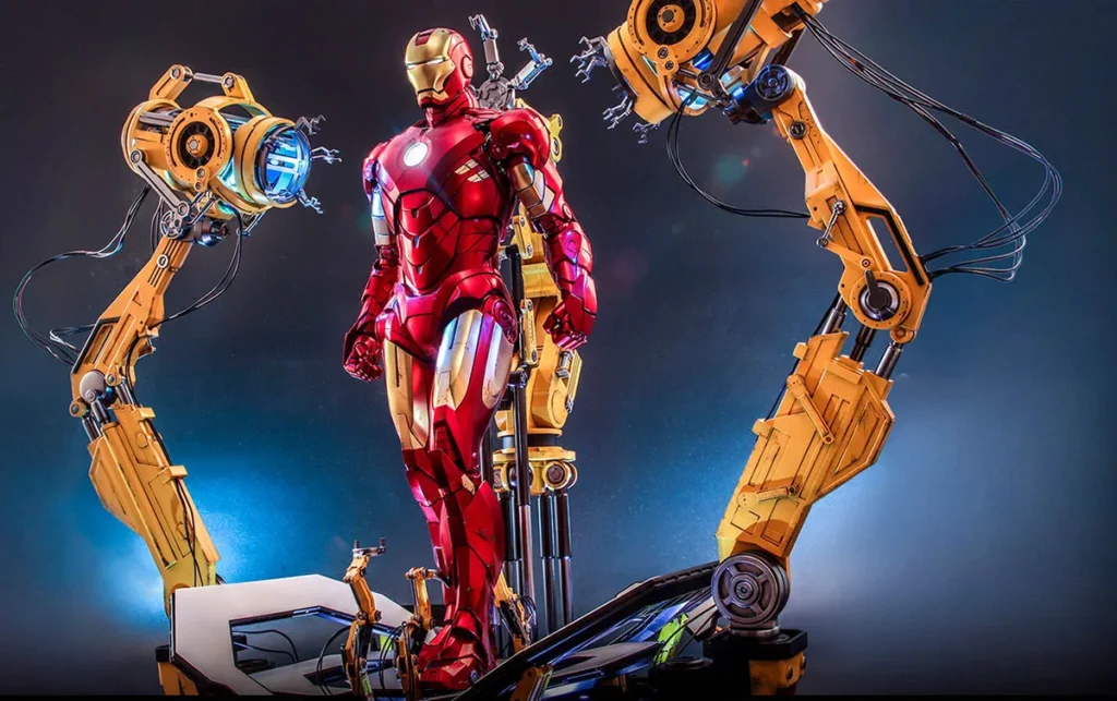 Hot Toys Iron Man Mark IV With Suit-Up Gantry